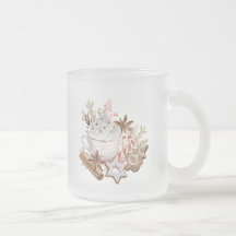 クリスマストリートフロストコーヒーマグ