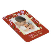 クリスマストリートホリデーフェスティバルファミリーフォト マグネット (右側)