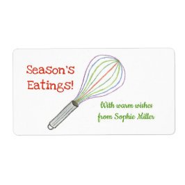 クリスマストリートラベル/ベーキングラベル ラベル