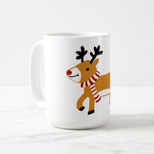 クリスマストリ コーヒーマグカップ (正面左)