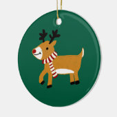 クリスマストリ セラミックオーナメント (左)