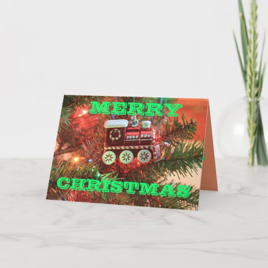 クリスマストレイングリーティングクリスマスカード シーズンカード (正面)