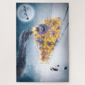 クリスマストレインパズル ジグソーパズル (縦)