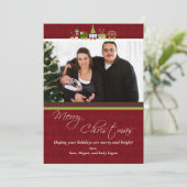 クリスマストレインフォトクリスマスカード シーズンカード (スタンド正面)