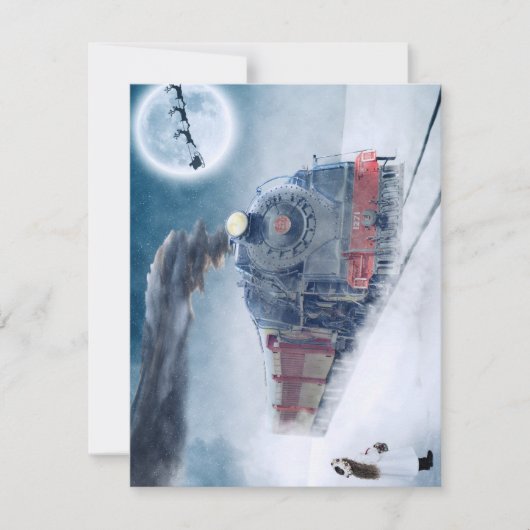 クリスマストレインホリデーカード シーズンカード (正面)