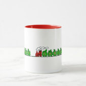 クリスマストレインマグ マグカップ (中央)