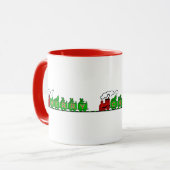クリスマストレインマグ マグカップ (正面左)
