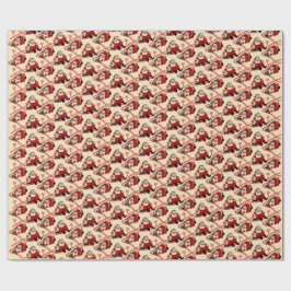 クリスマストレインラッピング紙 ラッピングペーパー