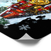 クリスマストレイン信じスクリスポ表現ラXm ポスター (角)