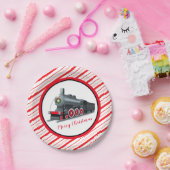 クリスマストレイン紙プレート ペーパープレート (パーティー)