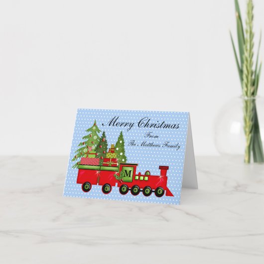 クリスマストレイン表現カード シーズンカード (正面)