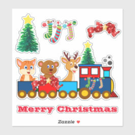 クリスマストレイン カスタムカット ビニールステッカー シール