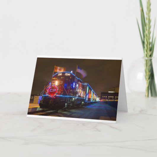 クリスマストレイン カード (正面)