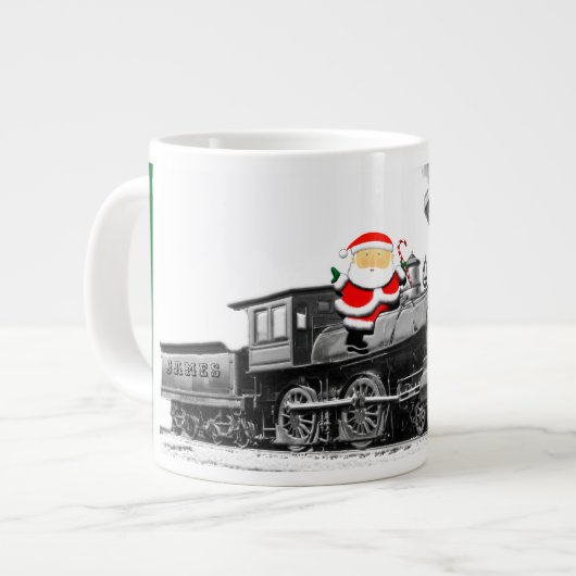 クリスマストレイン コレクション ジャンボコーヒーマグカップ (正面左)