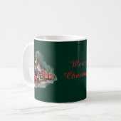 クリスマストレイン コーヒーマグカップ (正面左)