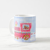 クリスマストレイン コーヒーマグ コーヒーマグカップ (正面左)