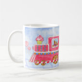 クリスマストレイン コーヒーマグ コーヒーマグカップ (左)