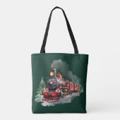 クリスマストレイン トートバッグ (裏面)