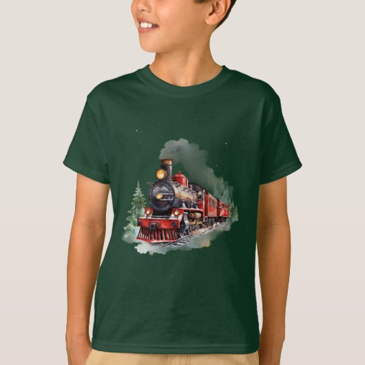 クリスマストレイン Tシャツ (正面)