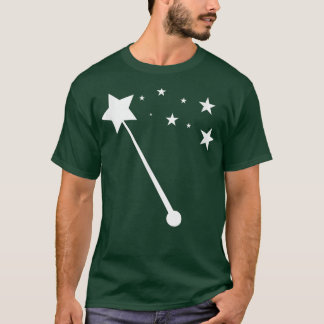 クリスマストレンディースケッチフェアリーウォンド Tシャツ