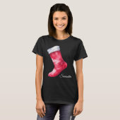 クリスマストレンディーミニマル Tシャツ (正面フル)