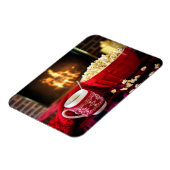 クリスマストレート – ポップコーンとホットサイダー マグネット (左側)