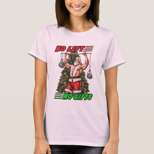 クリスマストレーニングシャツ |ランナーへの贈り物 Tシャツ (正面)