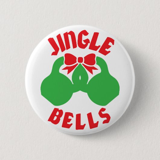クリスマストレーニングモチベーションJingle "Kettle Bells" 缶バッジ (正面)