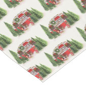 クリスマストレーラーキャンパーアウトドアジーテーマ ショートテーブルランナー (コーナー)