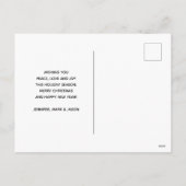 クリスマストレーラーキャンパーアウトドアジーテーマ シーズンポストカード (裏面)