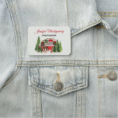 クリスマストレーラーキャンパーアウトドアジーテーマ 名札 (インサイチュ)