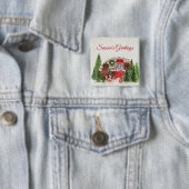 クリスマストレーラーキャンパーアウトドアジーテーマ 缶バッジ (インサイチュ)