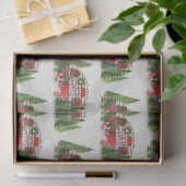 クリスマストレーラーキャンパーパター素朴ン 薄葉紙 (ギフト)