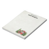 クリスマストレーラーキャンパー素朴テーマ ノートパッド (回転)