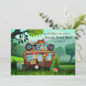 クリスマストレーラーホワイトゴミBASHおもしろいパーティー 招待状 (スタンド正面)