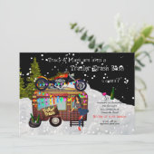 クリスマストレーラーホワイトゴミBASHおもしろいパーティー 招待状 (スタンド正面)