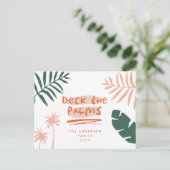 クリスマストロピカルを手に入れモダンる シーズンポストカード (スタンド正面)