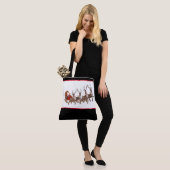 クリスマストートバッグサンタアンドスリー トートバッグ (モデル)