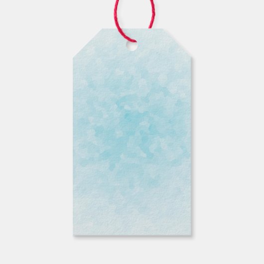 クリスマスト運ラックの木と動物 ギフトタグ (裏面)