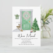 クリスマスドアの水の色の動きのお知らせ 案内状 (スタンド正面)