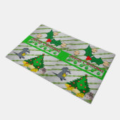 クリスマスドアマットメリークリスマスネズミ ドアマット (アングル)