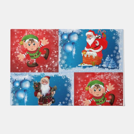 クリスマスドアマット ドアマット (正面)