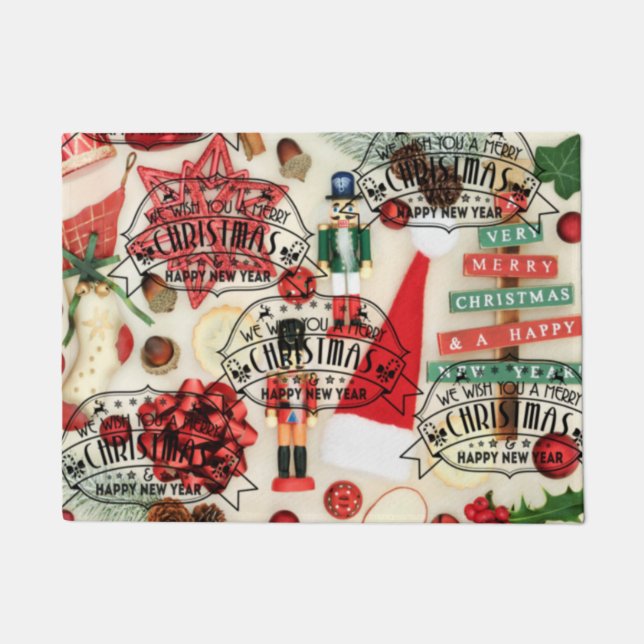 クリスマスドアマット ドアマット (正面)