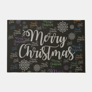 クリスマスドアマット、メリークリスマス ドアマット