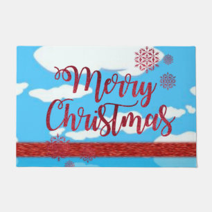 クリスマスドアマット、メリークリスマス ドアマット