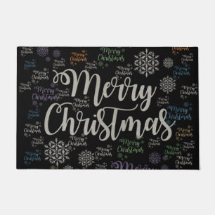 クリスマスドアマット、メリークリスマス ドアマット