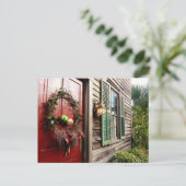 「クリスマスドア」の郵便はがき シーズンポストカード (スタンド正面)
