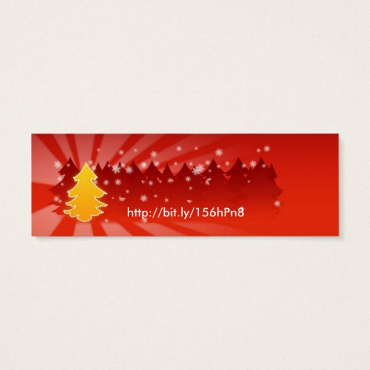 クリスマスドイツの羊飼いとトイのトイのギフトラベル (裏面)