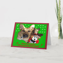 クリスマスドイツの羊飼いとトイのトイ シーズンカード