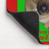 クリスマスドイツの羊飼いとトイのトイ マウスパッド (コーナー)